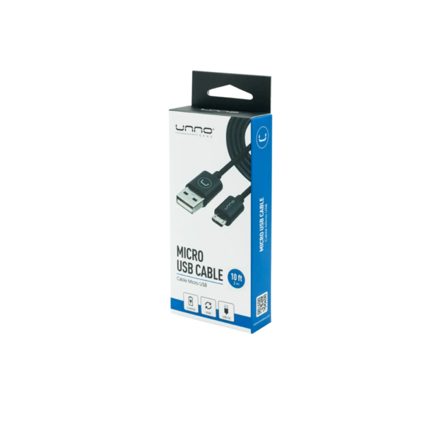 CABLE UNNO MICRO USB 3M
