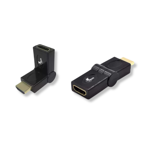 ADAPTADOR XTECH HDMI MACHO A HEMBRA AJUSTABLE