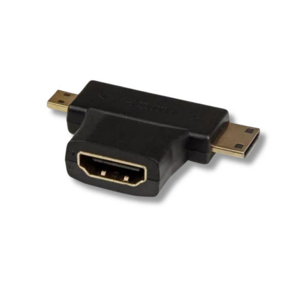 ADAPTADORXTECHHDMI Y MICRO HDMI A HDMI HEMBRA