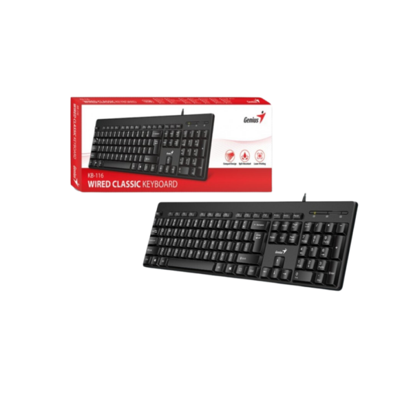 TECLADO WIRED CLASSIC KEYBOARD KB-116